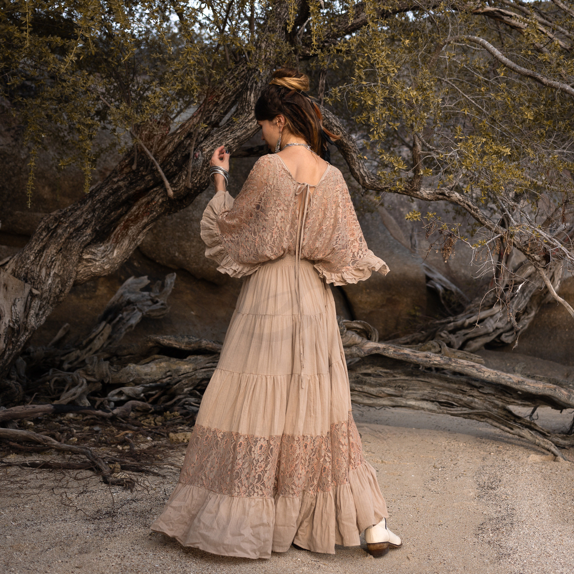 Boho Kimono Sposa Pizzo Boho Kimono Lungo Bianco Kimono Corto