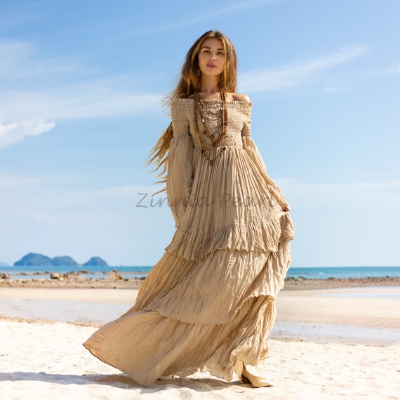 Boho formal maxi dress 2025