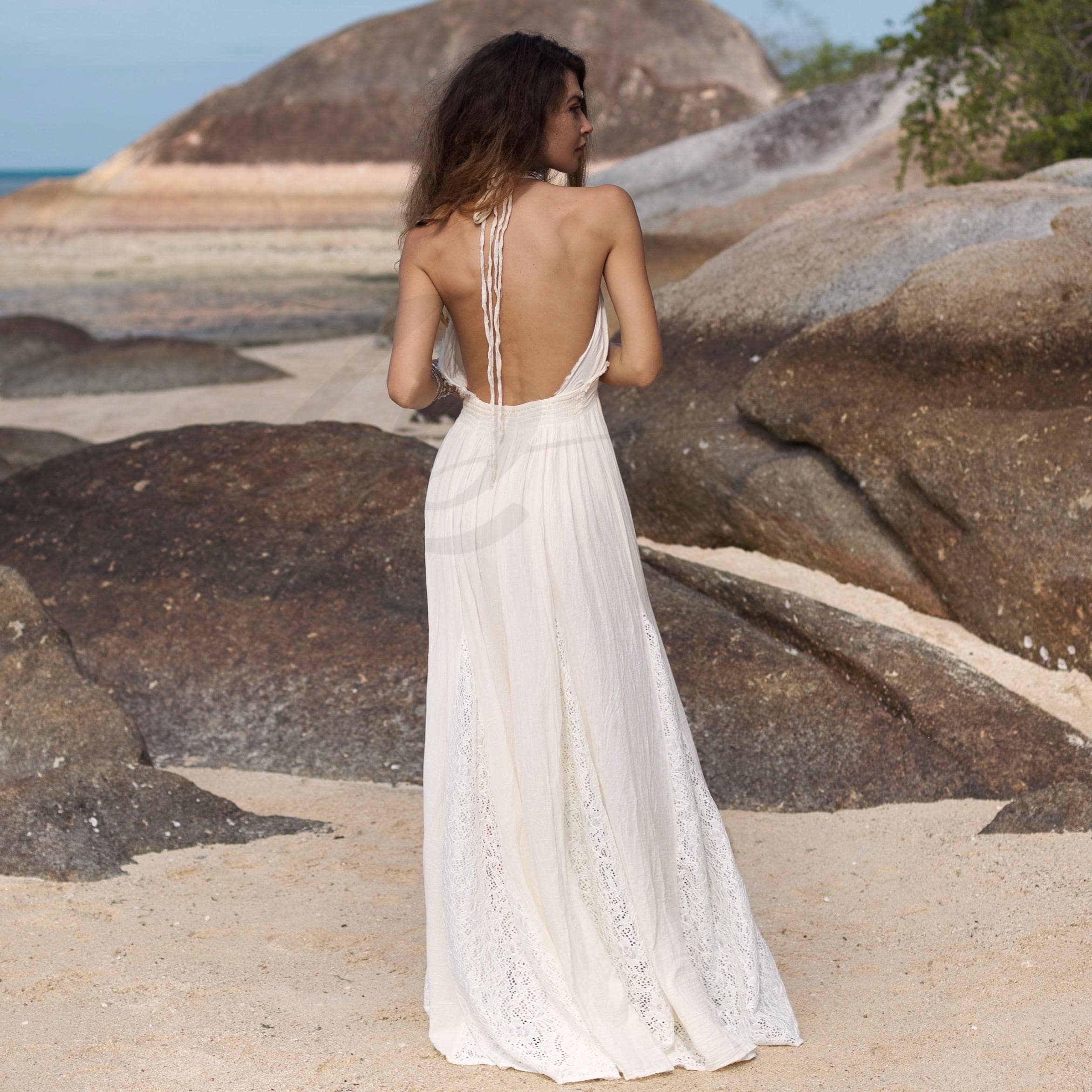 affordable beach wedding dresses under $1500 A Line Short Sleeve Tulle Beach Wedding Dress On Sale-Bridelily main image 0