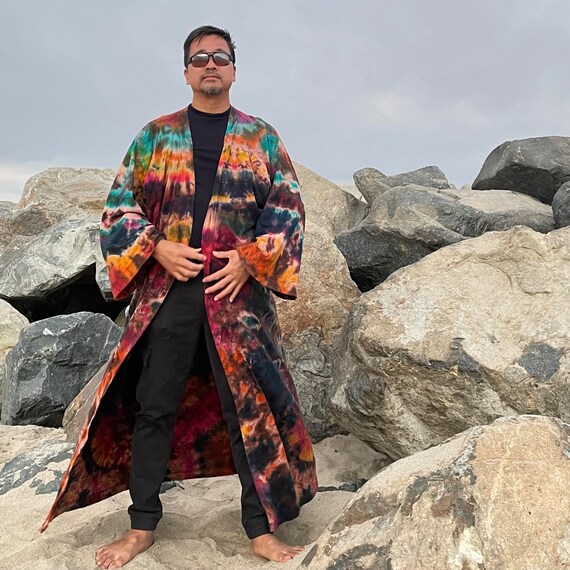 Duster top cardigan men