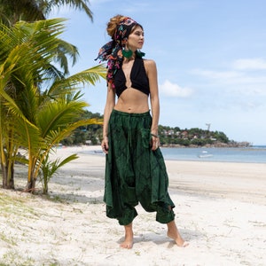 Paloma Patchwork long Harem pants handmade boho festival goa pants beach summer spring women special gifts xs-s-m-l-xl one regular plus size