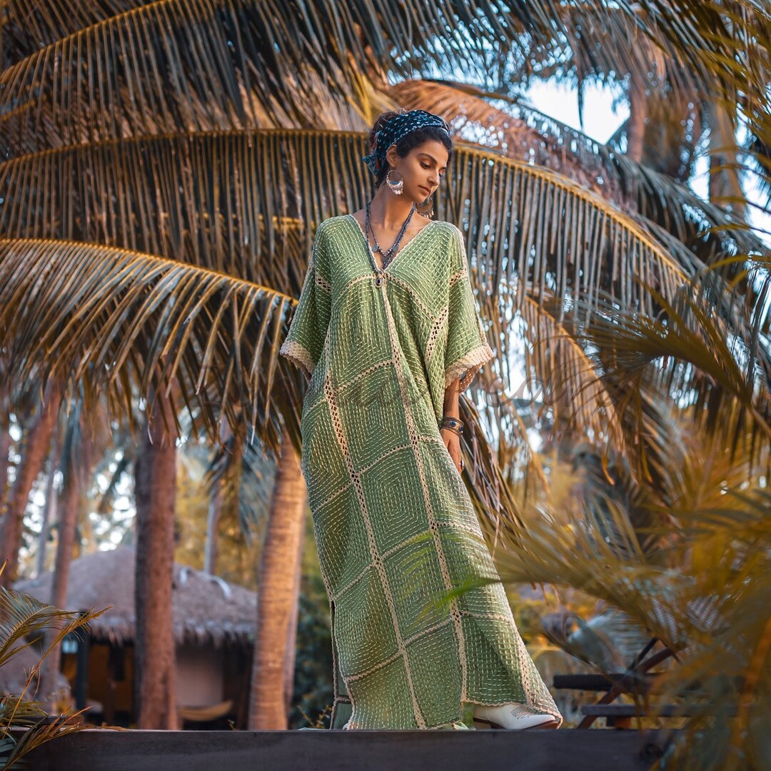 ワンピース 21EN merino wool felted strired caftan ワンピース 21EN merino wool felted strired caftan ワンピース 21EN