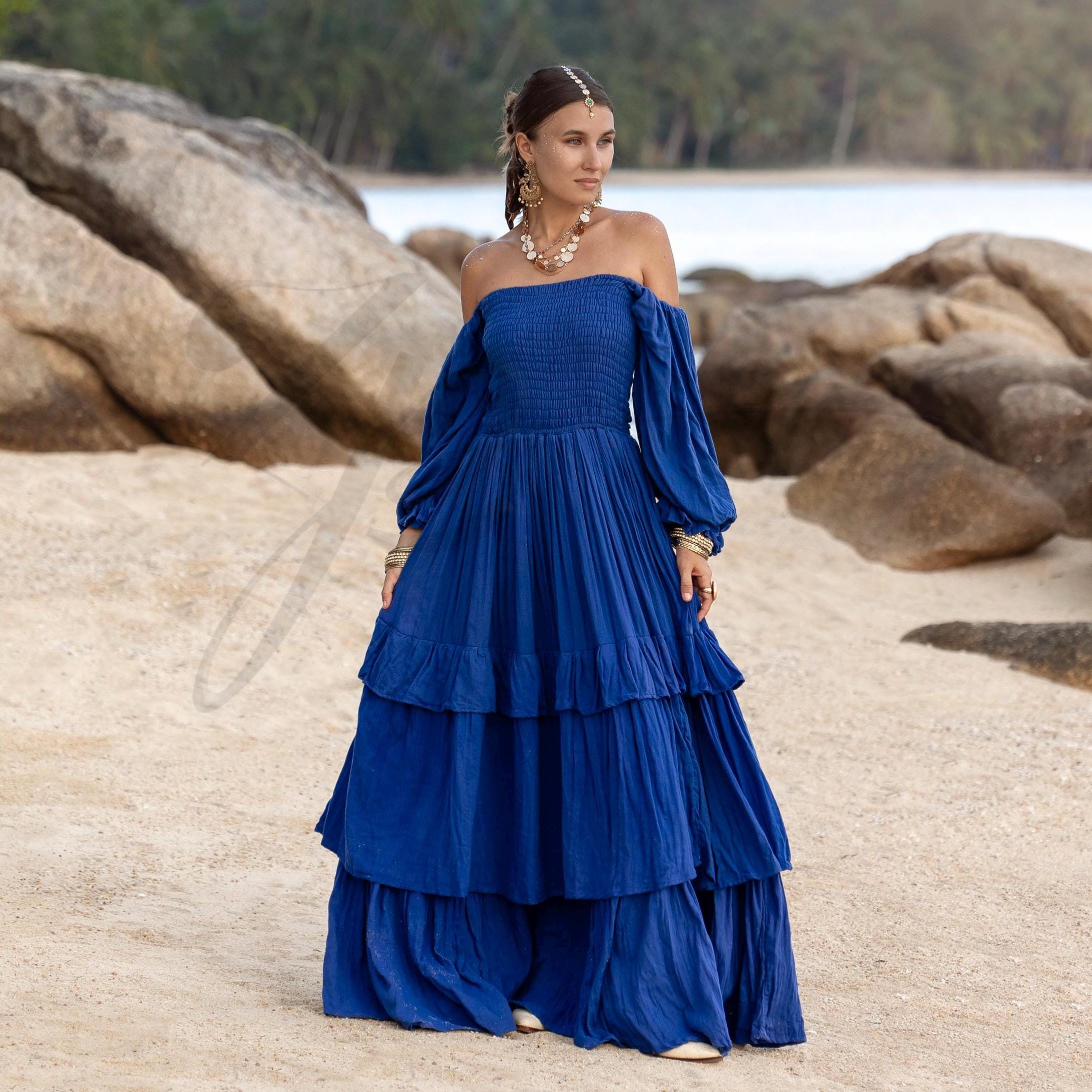 plus size boho maxi dress Boho Plus Size Brooklyn Maxi Dress For Women main image 1