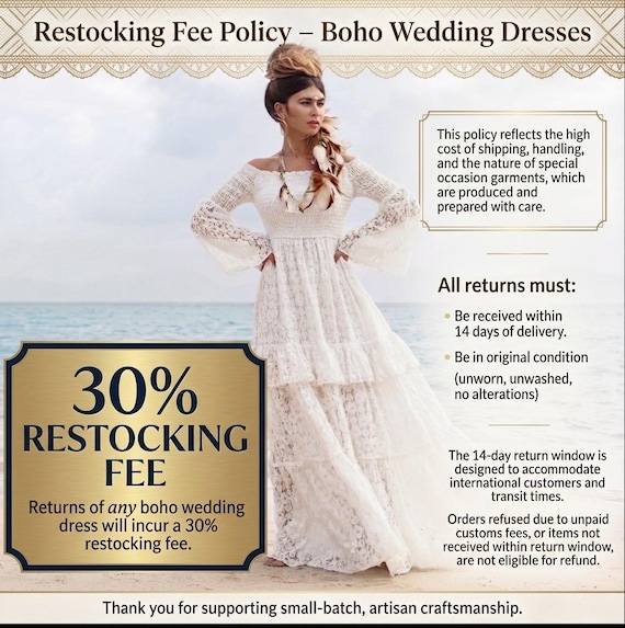 THE SAVANA: Artisan Cotton Bohemian Wedding Gown with Cascading Ruffles