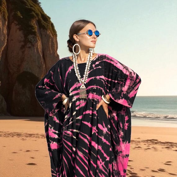 Plus Size Tie-dye Jumpsuit: Boho Harem Romper - Ravenberry Crush