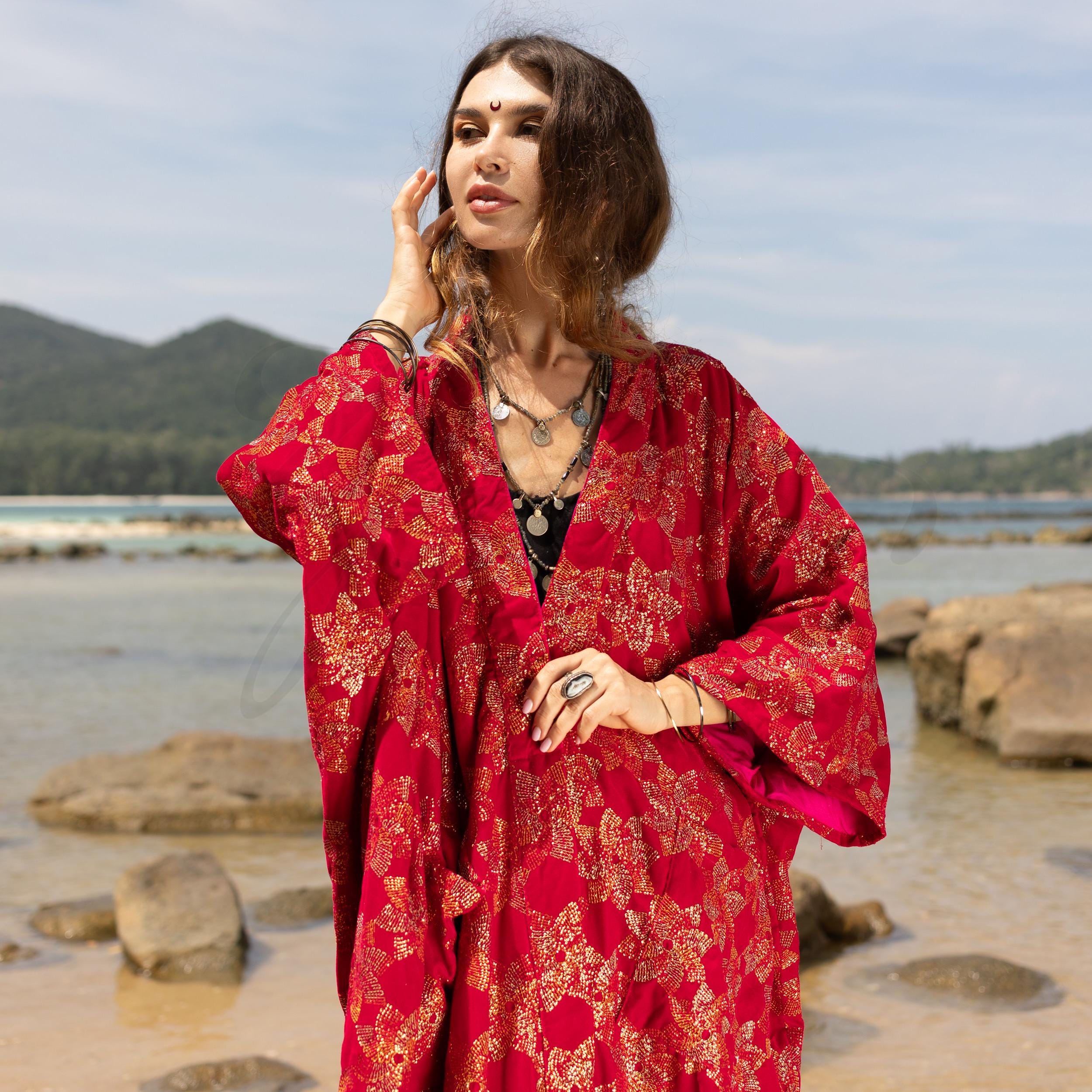Ruby Velvet Kimono Robe Plus Size Beaded Embroidered Cotton Coat ruby-velvet-kimono-robe-plus-size-beaded-embroidered-cotton-coat