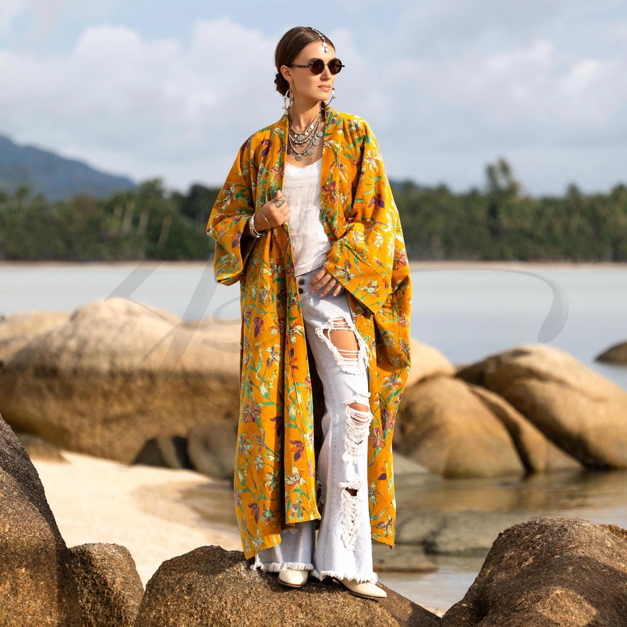 Gold Velvet Robe