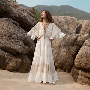 White Lace Kaftan - Etsy