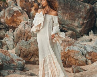 maxi dress for engagement pictures