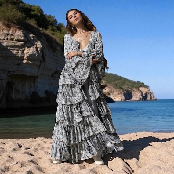 monsoon boho dresses Beach wardrobe, the Monsoon way. Floaty fabrics, boho prints and sandals permanently full of sand
