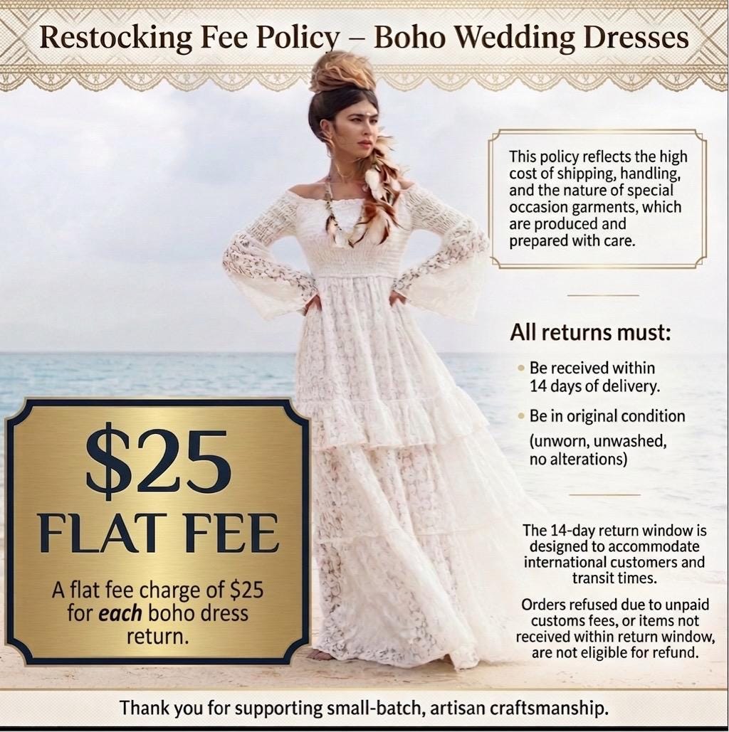 popular online stores boho dresses size options reviews Plus Wedding Dress: Ivory Cotton Maxi Gown, Deep V-Neck Shacos - Cap-Sleeve Sweetheart
