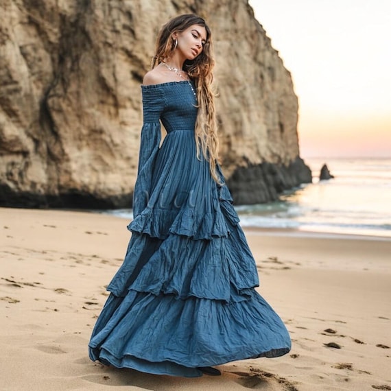 orange long sleeve dress Elegant Glittery V-Neck Long Sleeve Midi Wedding Guest Dress