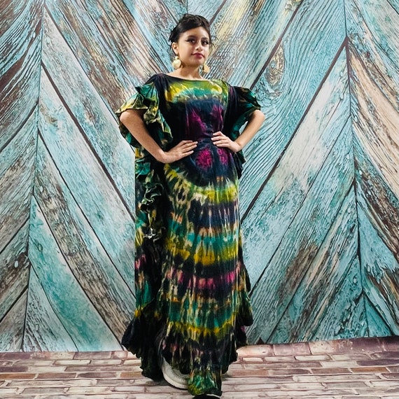 Hippie kaftan dresses 2025