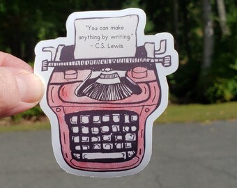 C.S. Lewis Quote Writers Sticker