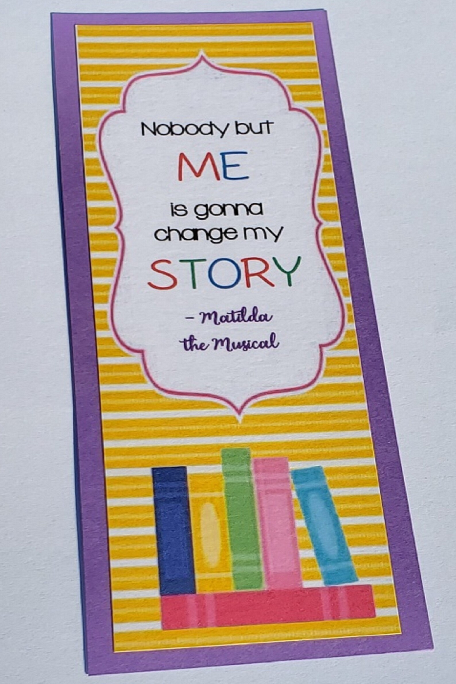 Matilda Birthday Bookmarks Great Matilda Party Favors Etsy