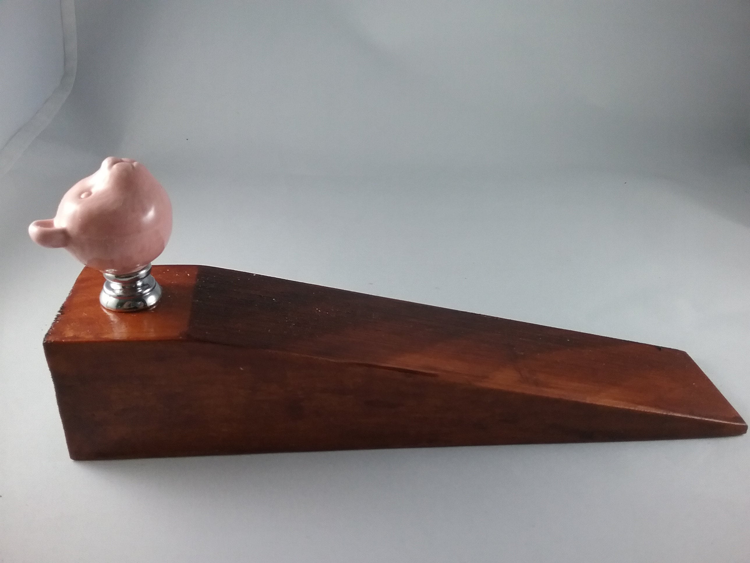 WOODEN DOORSTOP Etsy