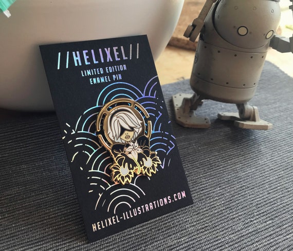 2b Nier Automata Hard Enamel Pin Etsy 2b Nier Automata Hard Enamel Pin Etsy