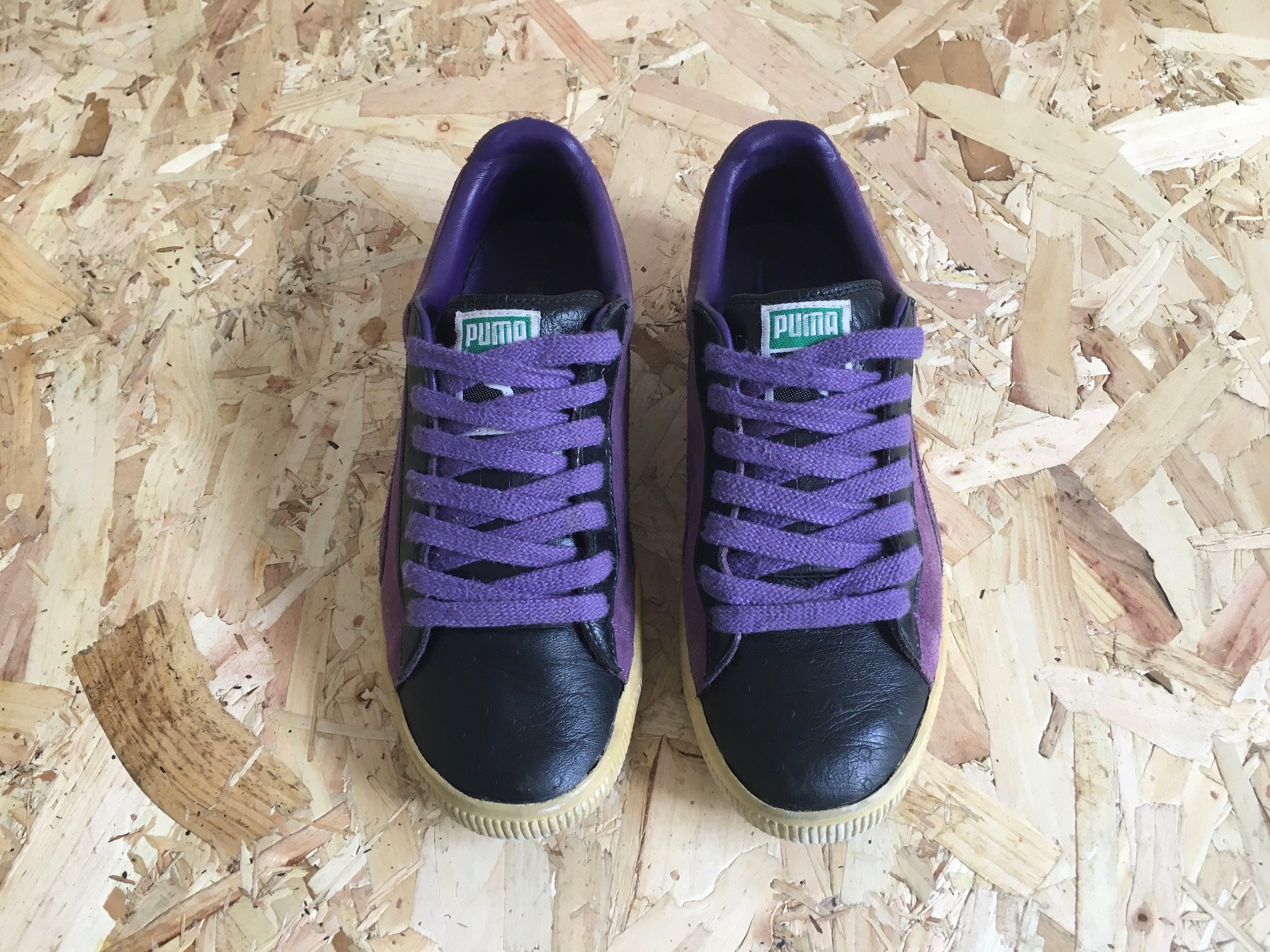 Purple store puma clyde