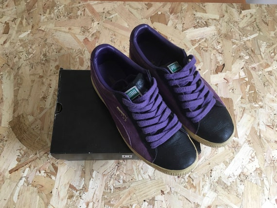 Vintage Puma Clyde Purple UK Size 6.5 - Etsy