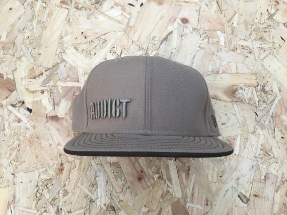 Vintage Grey Brown Addict Clothing Co New Era Fitted Gem