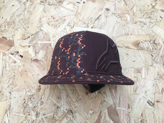 Alpine Brown Fit S/M Flex Size Vintage - Baseball Stars Cap. Etsy