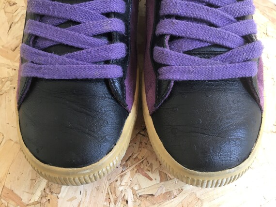 Vintage Puma Clyde Purple Nurple UK 