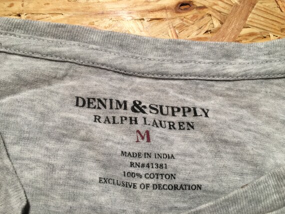 Ralph Lauren Grey DNM \u0026 Supply T-shirt 