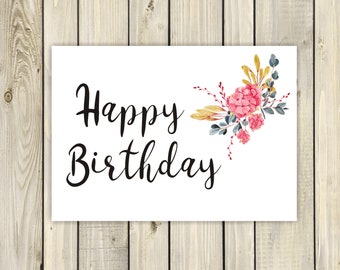 Diy birthday card | Etsy