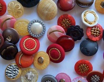 mix buttons creative decorative elegant set buttons LARGE 40 pieces 100 grams for decoration to sew sweet cute buttons mix