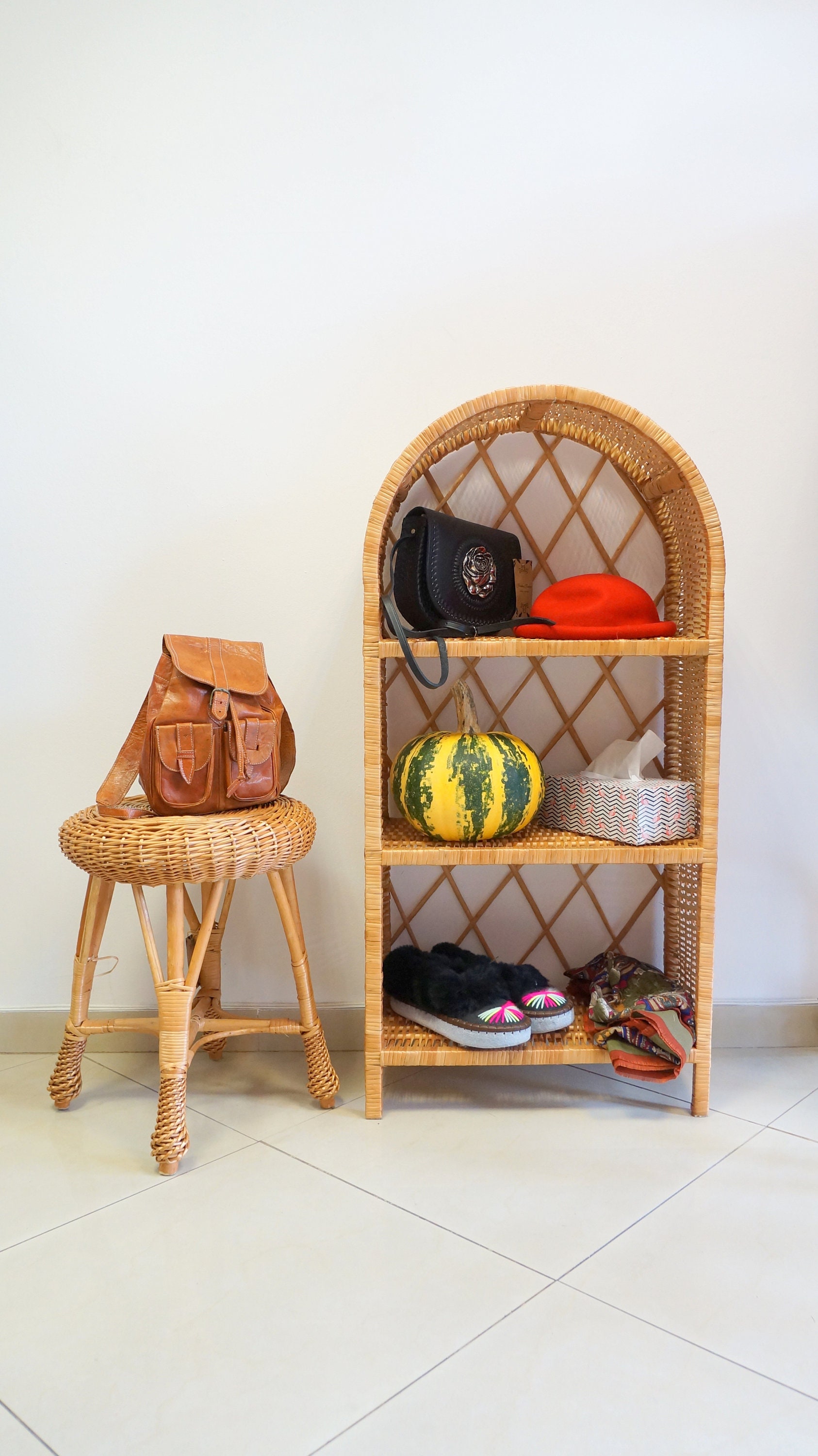 Wicker armoire deals