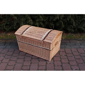 white trunk wicker 70cm bench wicker sofa storage trunk closet cubby basket family home basket container rattan vicker