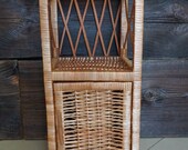 cupboard wicker chest cabinet shelf furniture rattan wicker box trunk basket MEDIUM