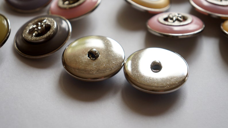shank buttons mix creative elegant multicolor MEDIUM pastels 50 pieces buttons for decoration to sew sweet cute buttons mix