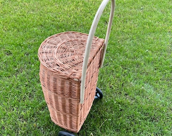 Grocery Shopping Trolley Bag – Gift for mum – Eco Cart for Groceries, Storage, or Garden - No Assembly Required