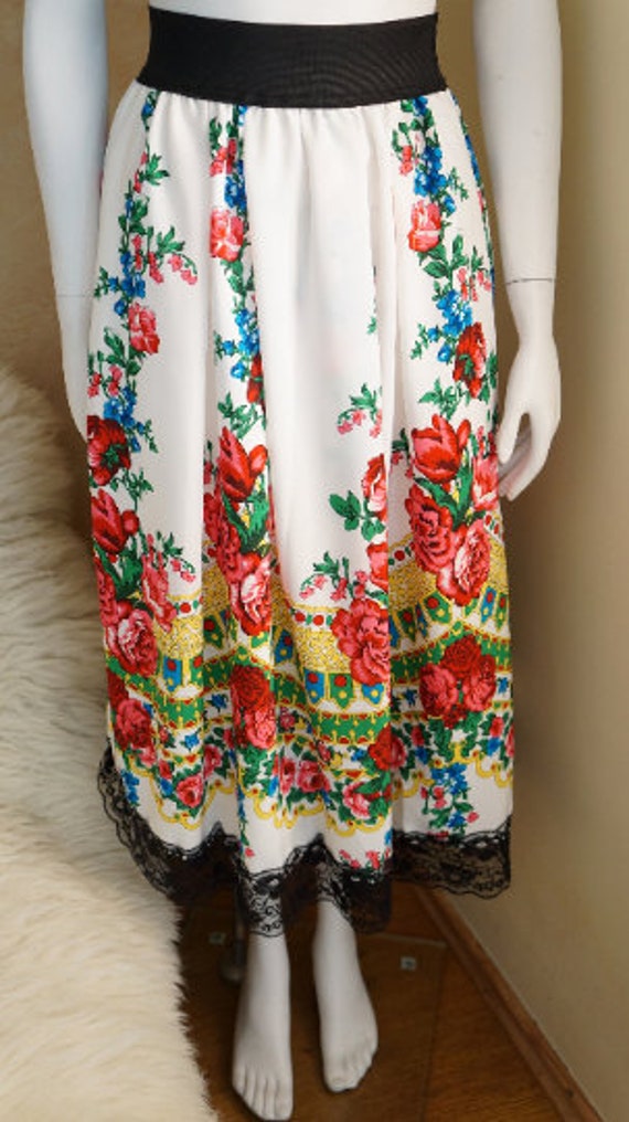 white traditional skirt