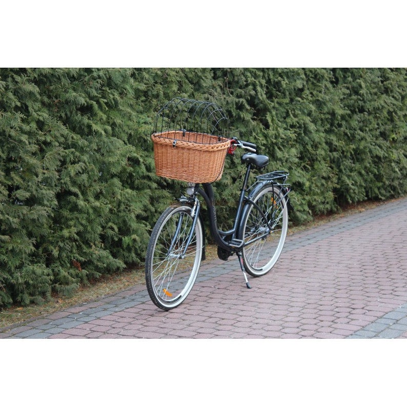 Weidenkorb Fahrrad GROß Katze Hund Transporter handgemacht Etsy