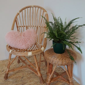 chaise en osier, fauteuil chaise en osier confortable, cadeau chaise écologique, fauteuil roulant naturel respectueux de l'environnement image 4