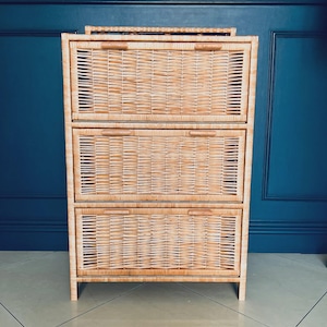 New wicker cabinet, handmade custom-made cabinet