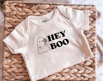 Halloween Onesie Baby, My First Halloween Onesie, Baby&#39;s First Halloween, Baby Halloween clothes boy, Hey Boo, baby girl Halloween outfit
