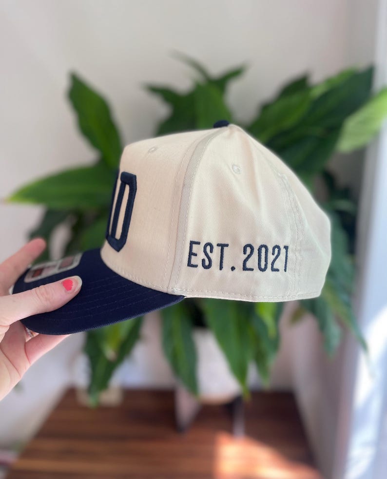 Gorra de papá bordada, gorra de béisbol con letras abullonadas, regalo para mamá primeriza imagen 6