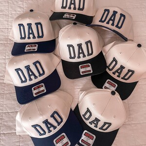 Gorra de papá bordada, gorra de béisbol con letras abullonadas, regalo para mamá primeriza imagen 8