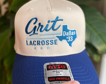 Gorra bordada Grit Lacrosse