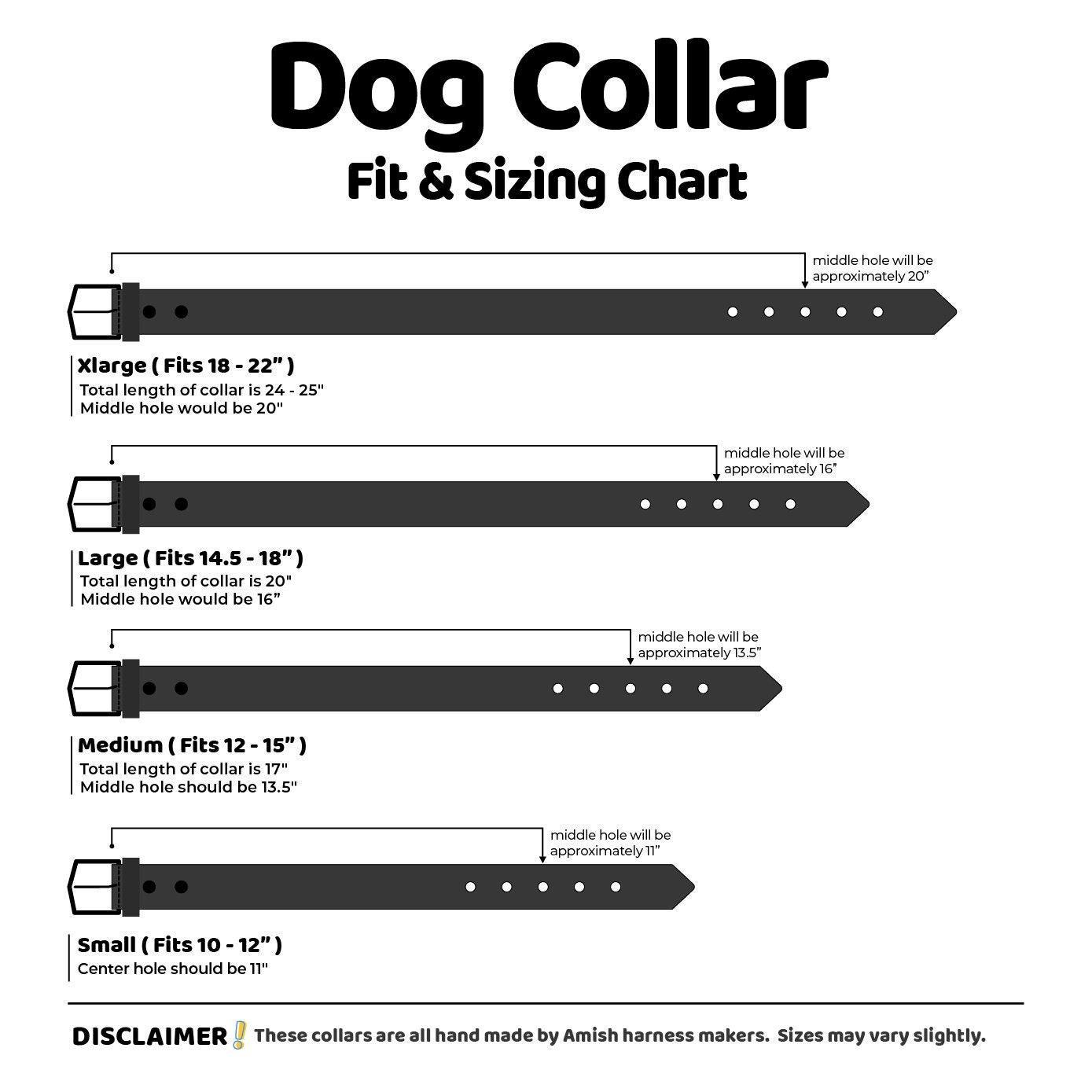 Leather Pet Collar Brown Leather Collar Medium Collar Havana Brown Collar Amish Dog Collar high