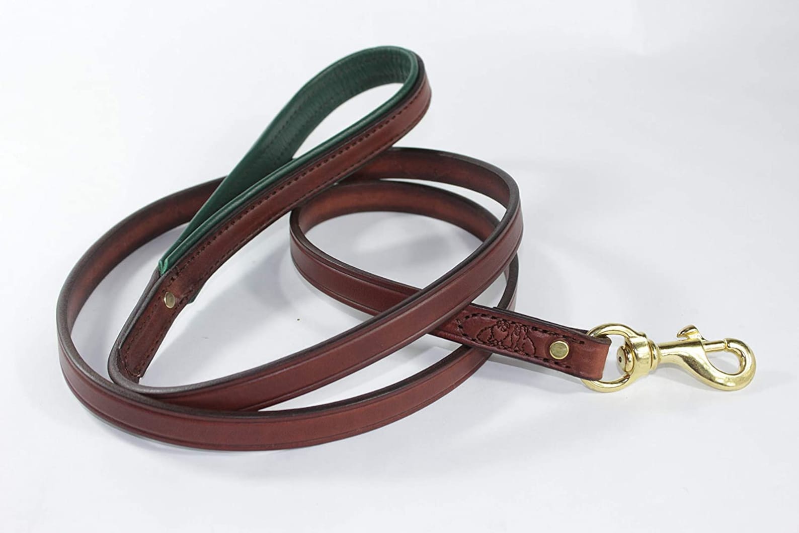 Amish Dog Leash Leather Dog Lead Strong Leather Leash Pet Leather Leash