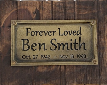 Rustic Vintage Nameplate