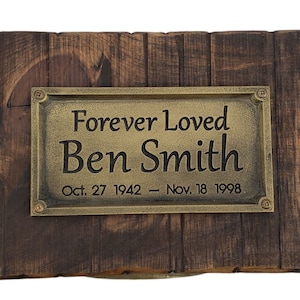 Rustic Vintage Nameplate