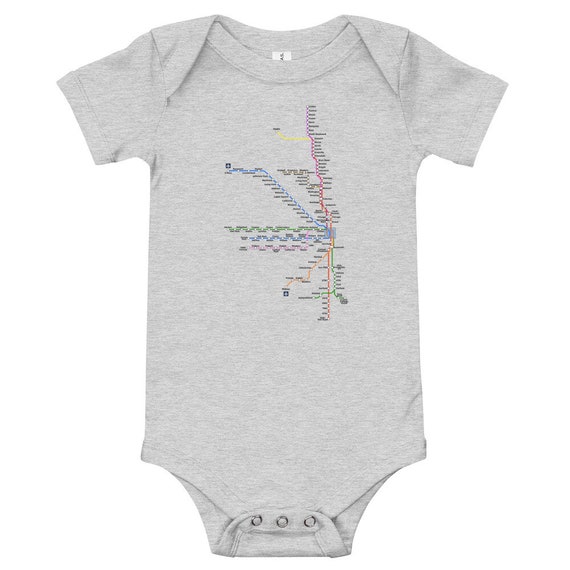 Chicago L Train Lines Shirt Chicago Illinois Souvenir Shirt Chicago L Train Lines Shirt Chicago Illinois Souvenir Shirt