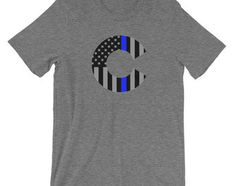 Chicago Cubs Thin Blue Line T-Shirt – Unisex Police Support Tee