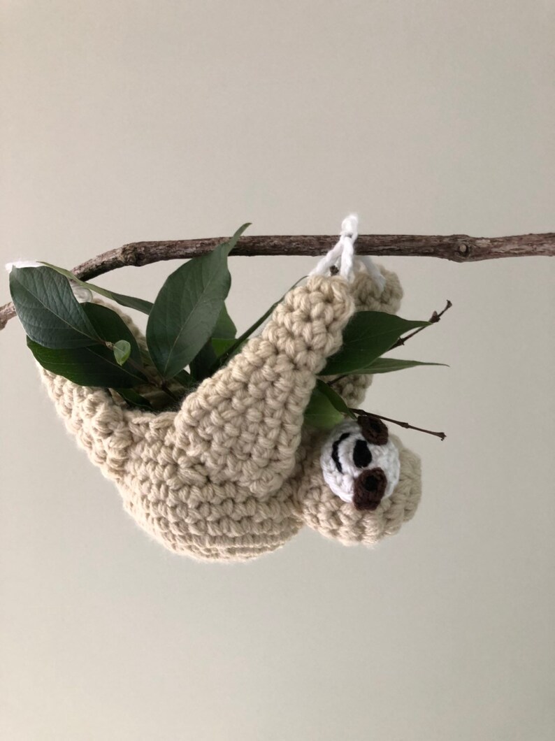 Sloth Plant Holder / Sloth Hanging Planter / Crochet Sloth / - Etsy