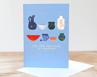 Precious to Jehovah Card JW Kintsugi